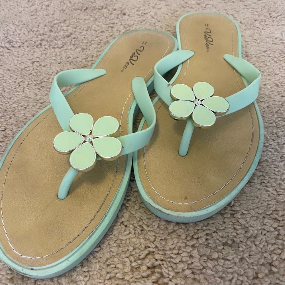 Teal Sandals